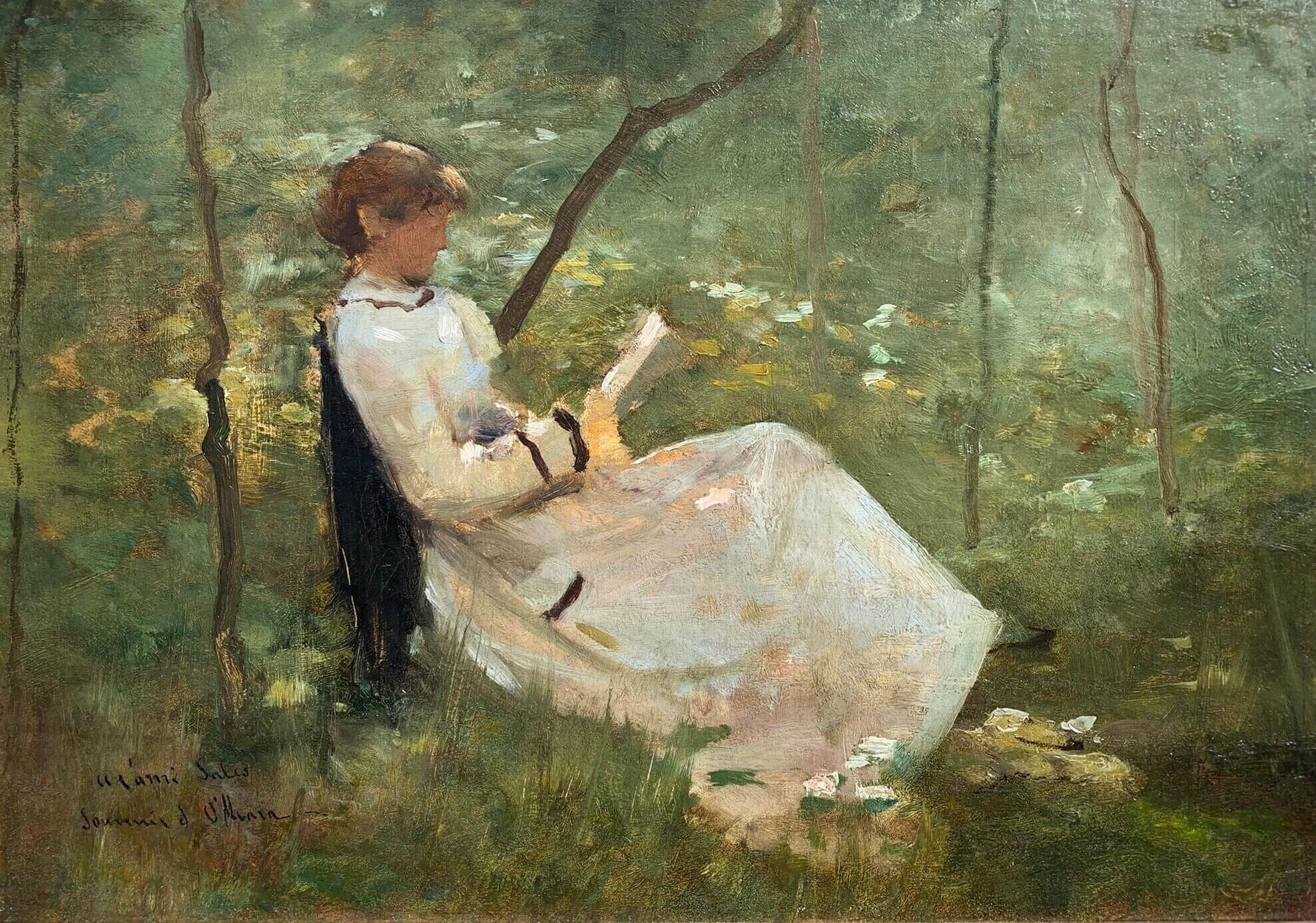 Frank O’Meara - Girl Reading