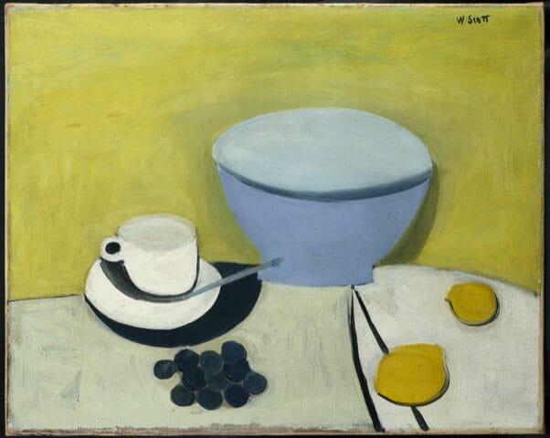 William Scott - Yellow Table Still Life